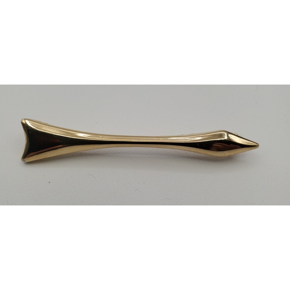 Vtg Estate Gold Tone Arrow Brooch Pin